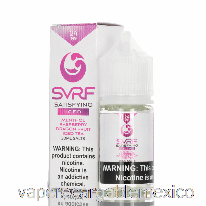 Vape Recargable Helado Satisfactorio - E-líquido De Sales Svrf - 30ml 24mg